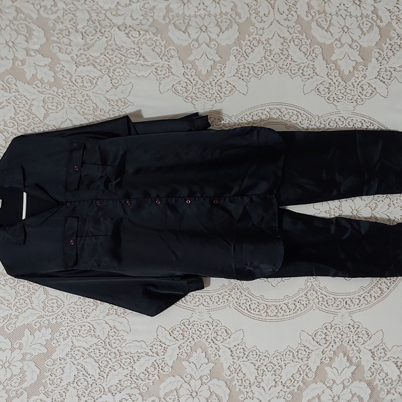 Jennifer Moore size medium tunic style shirt and pants pajama set (InvW066) - Picture 1 of 6